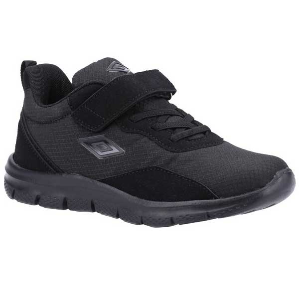 Tenby Jnr Contact Strap Trainer with Cushioned Sole