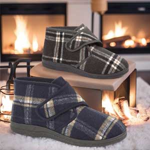 men’s touch fastening bootees UK