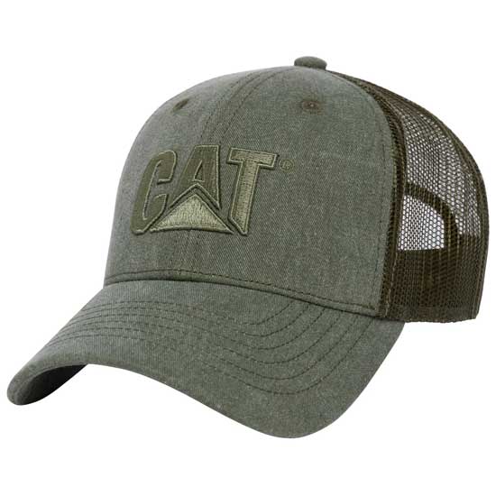 Cat Trucker Hat with Embroidered Logo