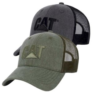 Cat Trucker Hat with Embroidered Logo