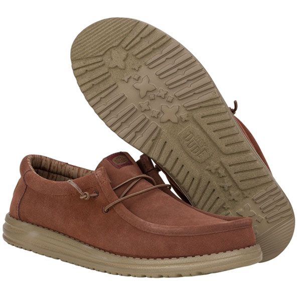 Wally Suede Shoes With Lightweight Flexible Outsole