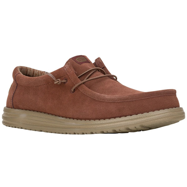 Wally Suede Shoes With Lightweight Flexible Outsole