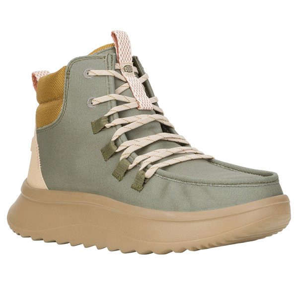 Wendy Peak Apres Lace-Up Twill Ankle Boots