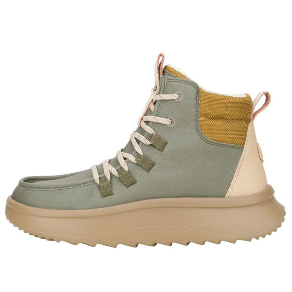 Wendy Peak Apres Lace-Up Twill Ankle Boots