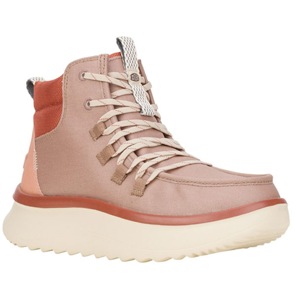 Wendy Peak Apres Lace-Up Twill Ankle Boots