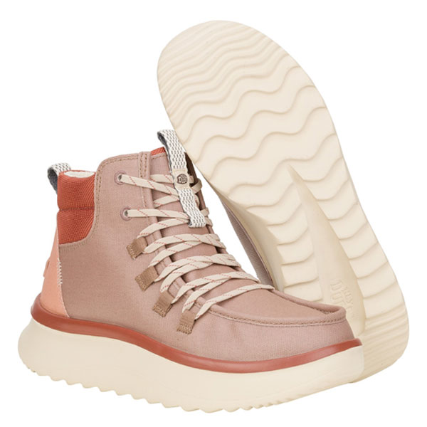 Wendy Peak Apres Lace-Up Twill Ankle Boots