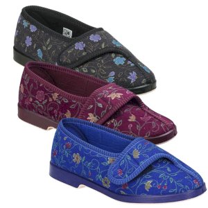 Wilma Easy-Fit Ladies Slipper