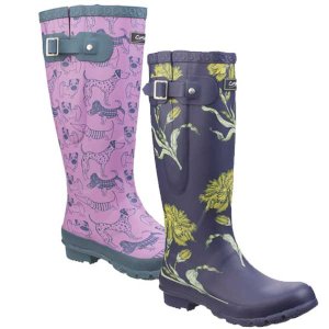 Windsor Garden Print Wellingtons